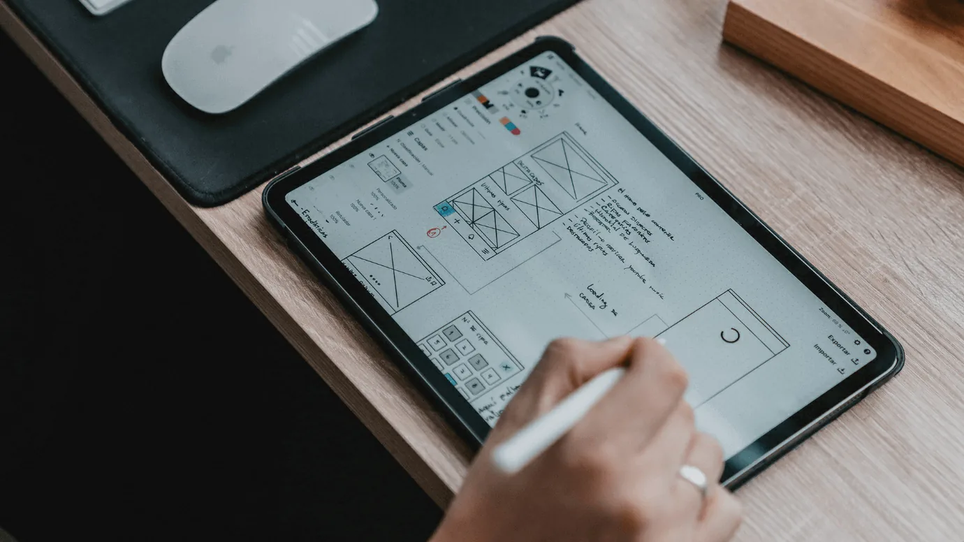 Online store wireframes structure