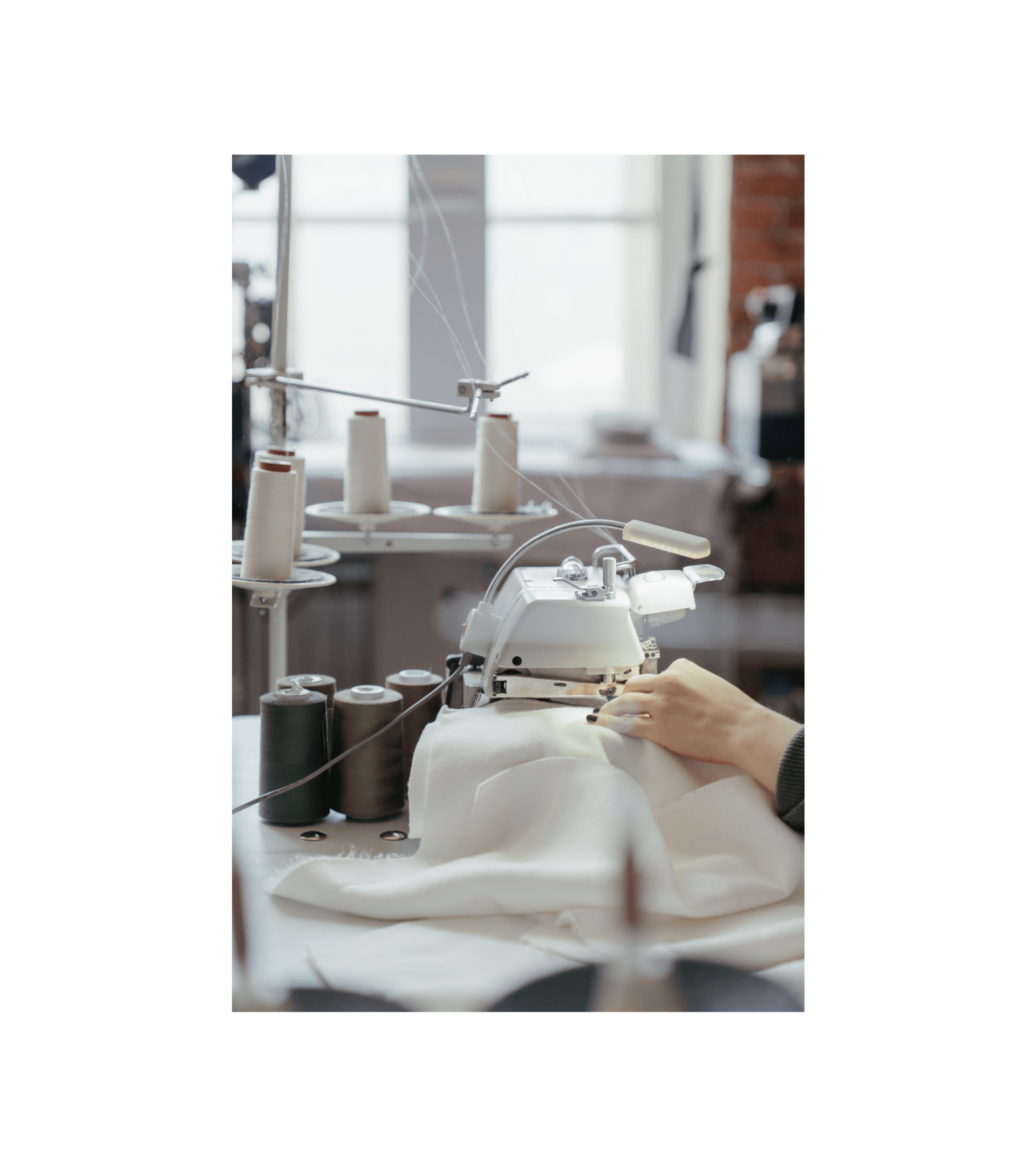 Clothing brand sewing